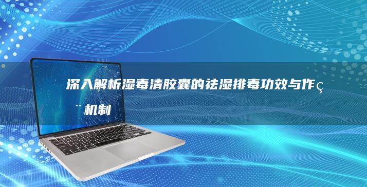 深入解析：湿毒清胶囊的祛湿排毒功效与作用机制